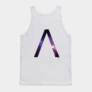 Lambda space letter concept Tank Top